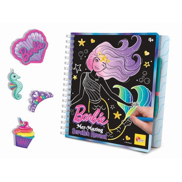 BARBIE SKETCH BOOK MER-MAZING SCRATCH REVEAL