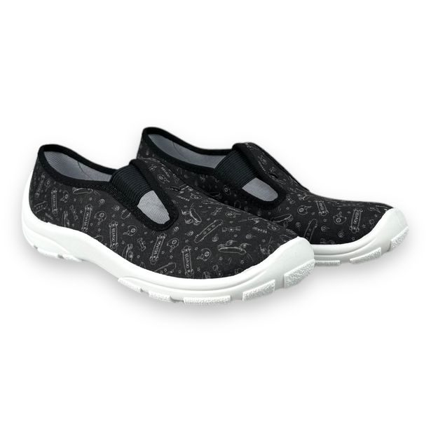 Dětská domácí obuv Befado - černé, SKATE