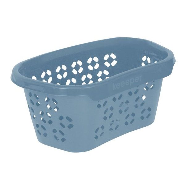 koš 30,5l na čisté pr., ANTON, sever.modrá, 57x38x26cm