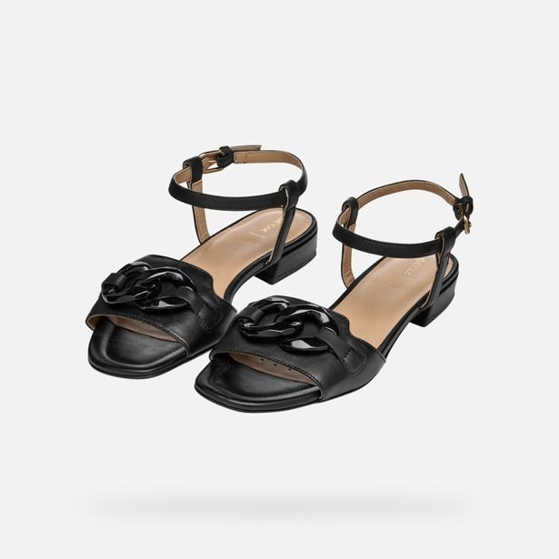 Černé dámské sandály Geox New Eraklia 15