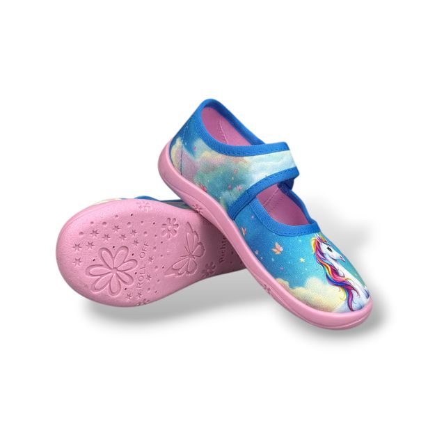 Dívčí BIO bačkory Richter - Unicorn