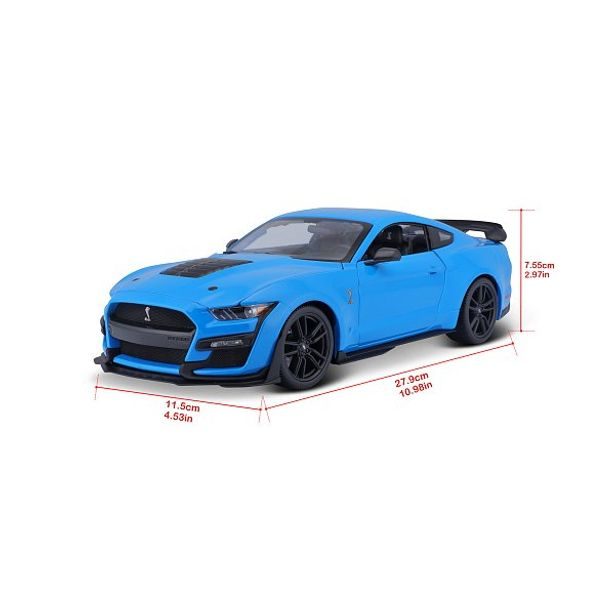 Maisto Maisto - 2020 Mustang Shelby GT500, modrá, 1:18