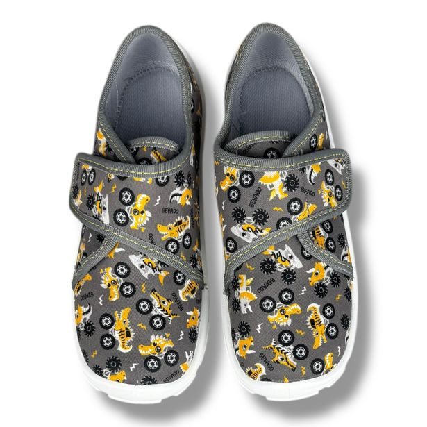 Dětská domácí obuv Befado 974X552 - dinotruck