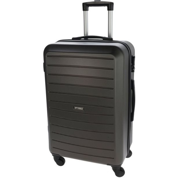 PROWORLD Sada plastových cestovních kufrů 3 ks 50 / 60 / 70 cm antracitová KO-FB5000450