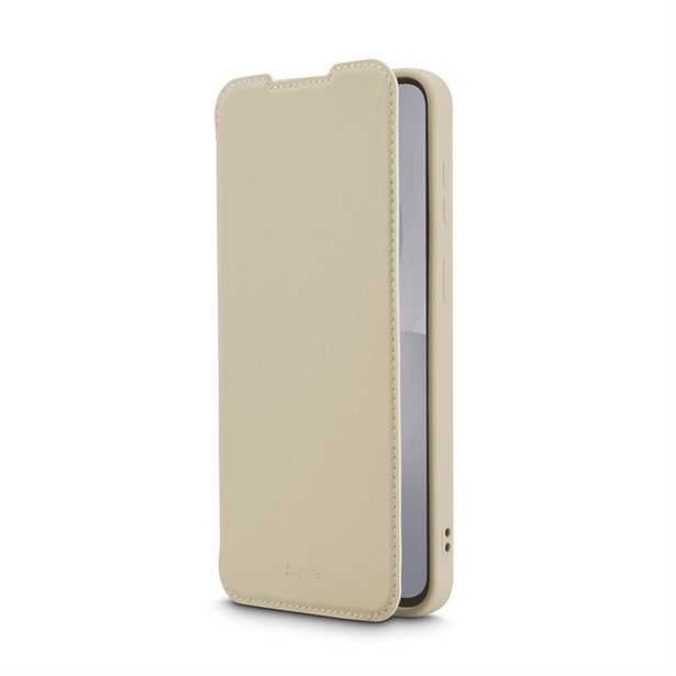 Hama Fantastic Feel, pouzdro-knížka pro Samsung Galaxy A37 5G, hebký povrch, béžové