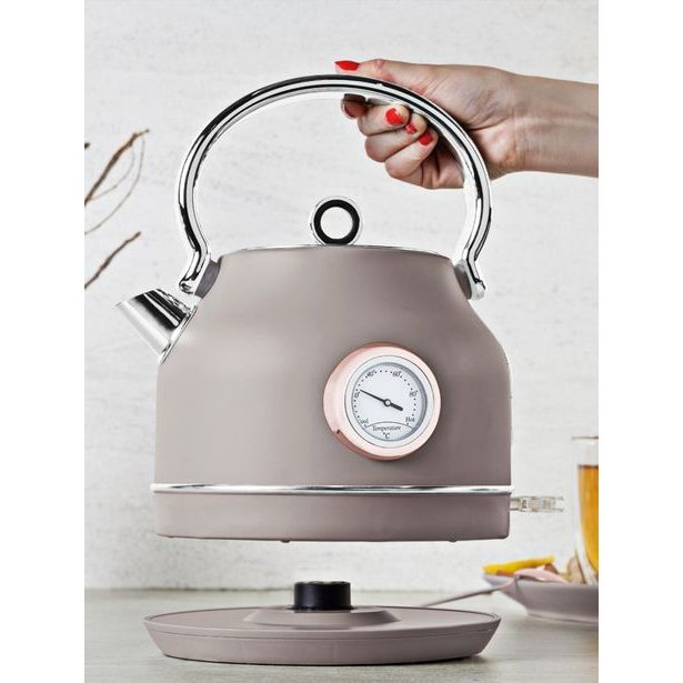 BERLINGERHAUS Rychlovarná konvice s teploměrem Taupe Collection BH-9514