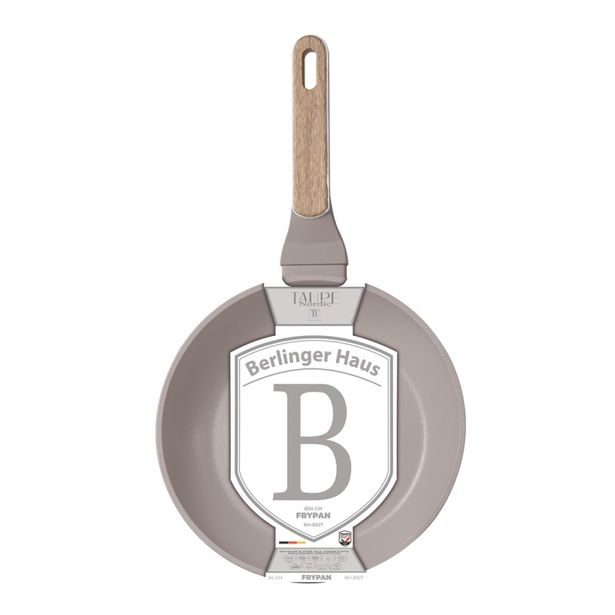 BERLINGERHAUS Pánev s titanovým povrchem 24 cm Taupe Nordic Collection BH-8327