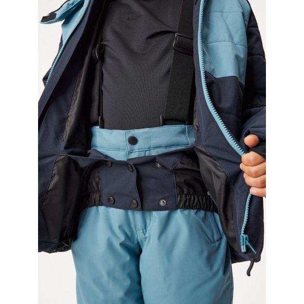 Unuo Dětská zimní bunda Ski, Tm. Modročerná