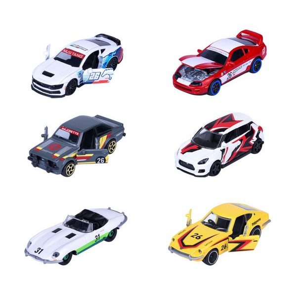 Autíčko kovové Racing, 12 druhů