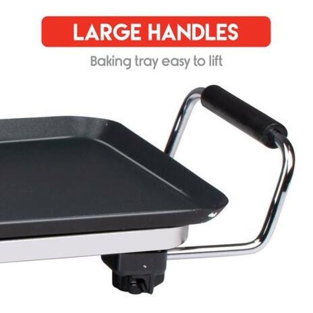 ALPINA Stolní elektrický gril teppanyaki 100x20 cm, 2000 W ED-223161