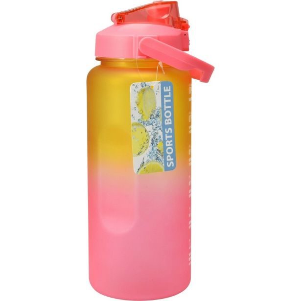 EXCELLENT HOUSEWARE Láhev sportovní MAXI 2 l růžová/žlutá KO-997100490ruzo