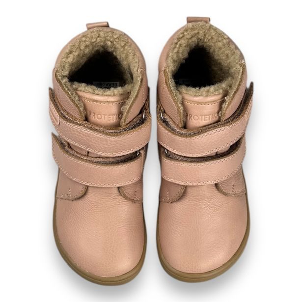 Barefoot zimní boty Protetika s membránou - Světle Růžové