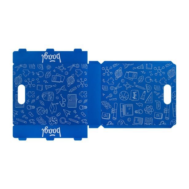 BAAGL Plastové desky na školní sešity School modré