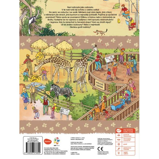 Velká knížka ZOO PRAHA pro malé vypravěče