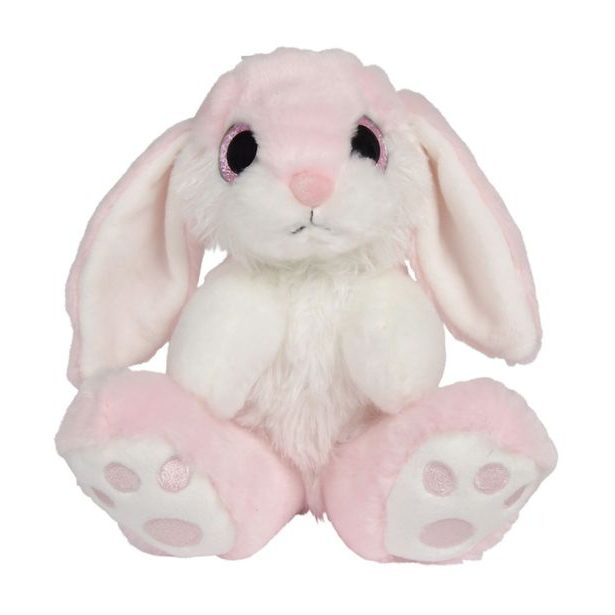 Králíček plyšový sedící 17 cm, 3 druhy