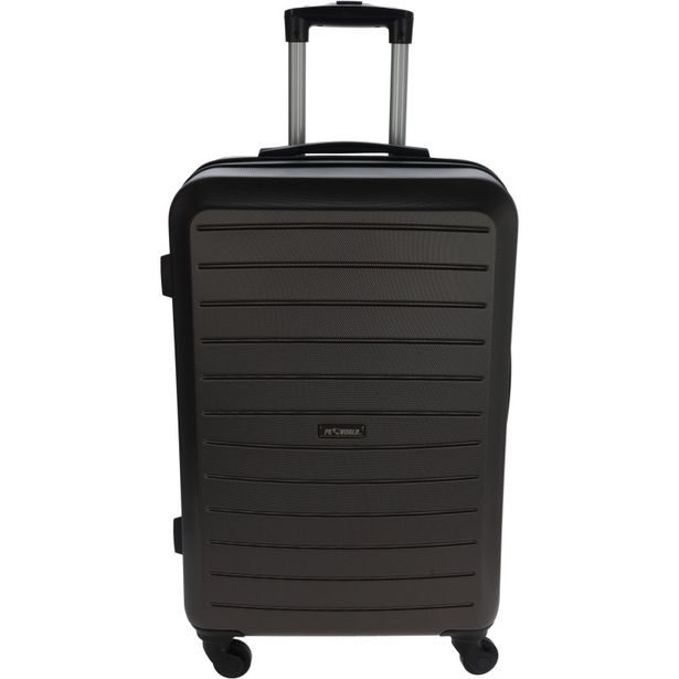 PROWORLD Sada plastových cestovních kufrů 3 ks 50 / 60 / 70 cm antracitová KO-FB5000450