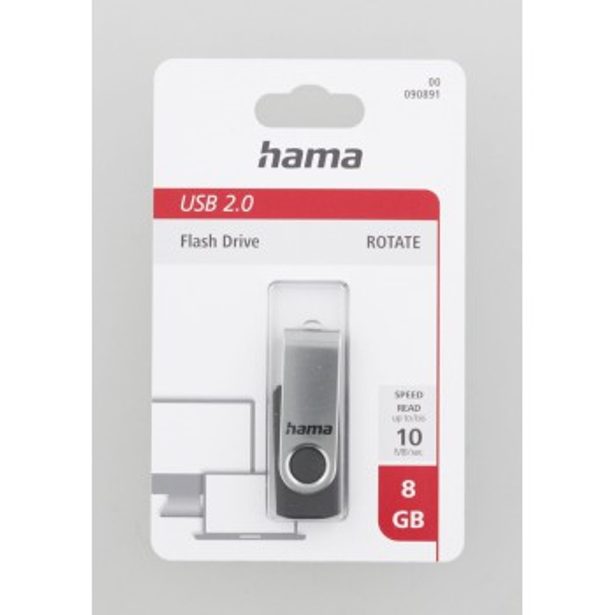 Hama rotate USB 2.0 FlashPen, 8GB