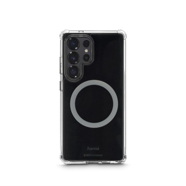 Hama Extreme Protect, kryt pro Samsung Galaxy S25 Ultra, magnetický, D3O®, nežloutne, průhledný