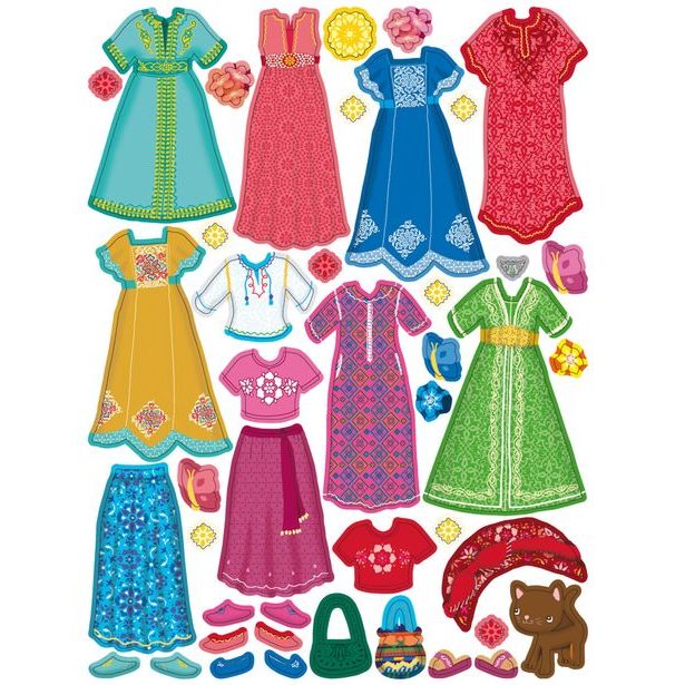 Šaty pre LOUNU – Kniha samolepiek Baagl