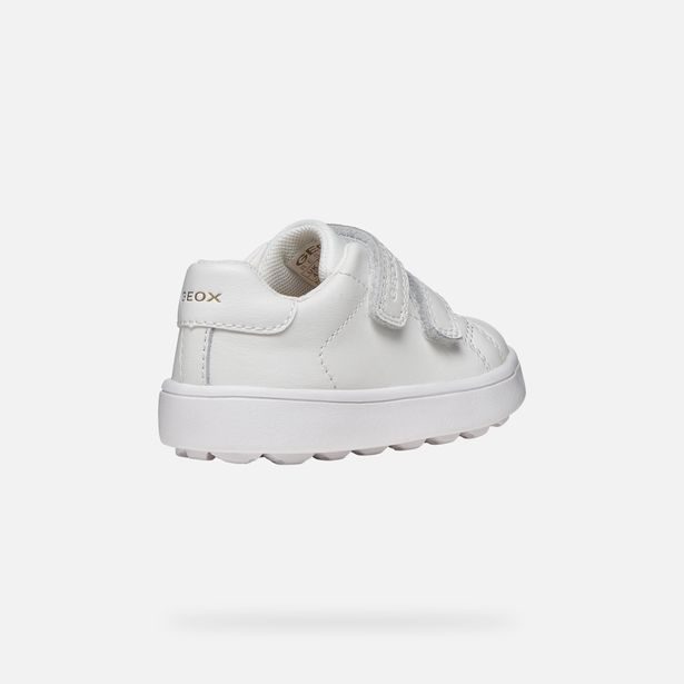 Bílé chlapecké tenisky Geox Minicub