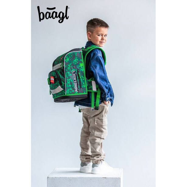 BAAGL SET 3 Zippy Plus Minecraft Boom: aktovka, penál, sáček