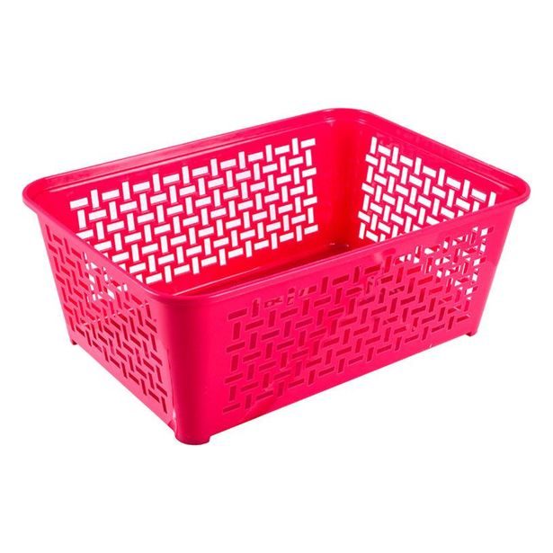 košík DOMINO 4, 36,4x25,8x14cm,plast