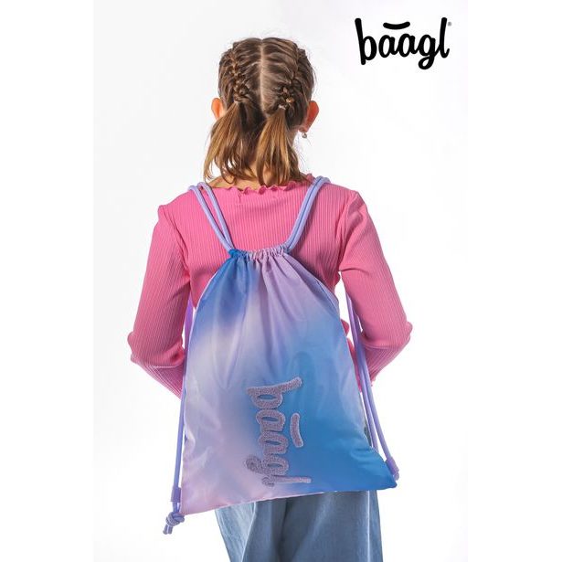 BAAGL SET 5 Core Sky: batoh, penál, sáček, ledvinka, obal na notebook