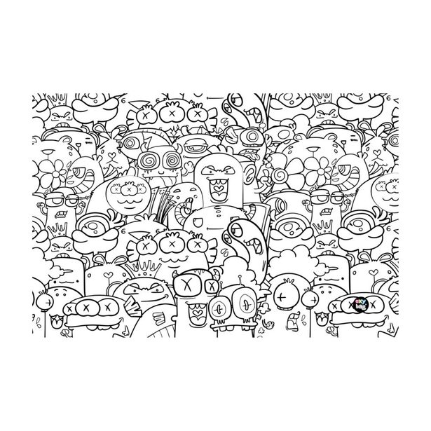 Podložka na stůl PP 60x40cm Monsters