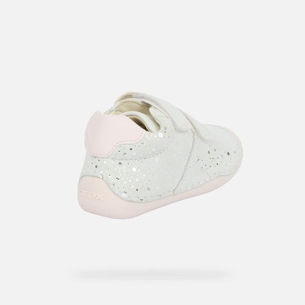 Bílé dívčí tenisky Geox Tutim