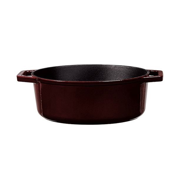 BERLINGERHAUS Pekáč litinový s poklicí 30 cm Burgundy Line BH-6499