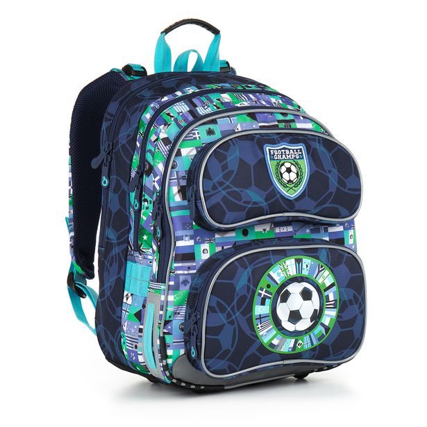 Školská taška CHI 884 - modrý