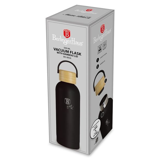 BERLINGERHAUS Termoska nerez 0,5 l Matte Black Collection BH-8836