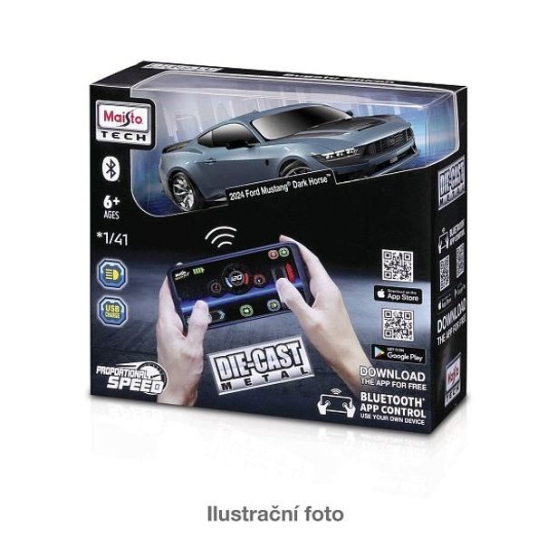 Maisto Maisto RC - DIE-CAST METAL se světly, 1:41, 2,4GHz, USB, XTR, Bluetooth 5.0, assort