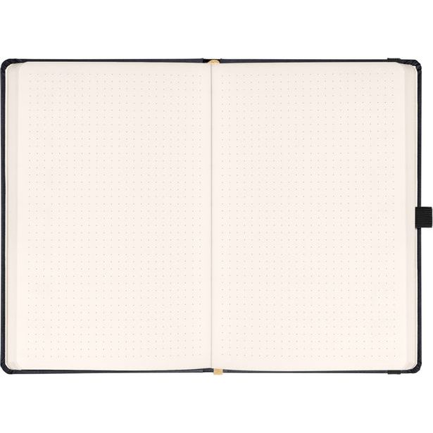 NOTIQUE Notes Aprint, černý, tečkovaný, 15 x 21 cm