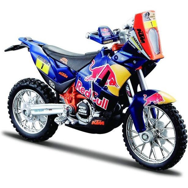 Bburago 1:18 Red Bull KTM Motorcycle (2 x 12 DISPLAY) 24ks ASST
