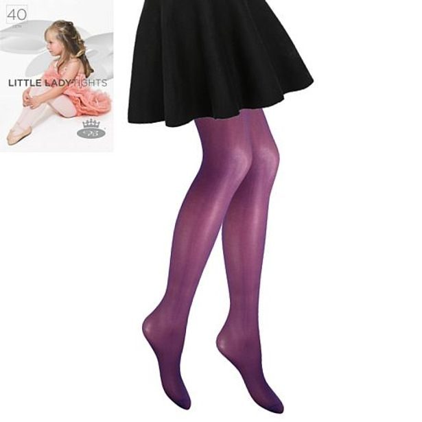 Dětské punčochové kalhoty Little Lady TIghts - fialová