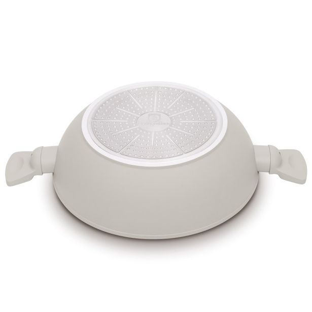 BERLINGERHAUS Pánev WOK s titanovým povrchem a poklicí 30 cm Sahara Collection BH-8065