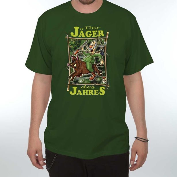 Lustiges T-Shirt: Der Jäger...des Jahres