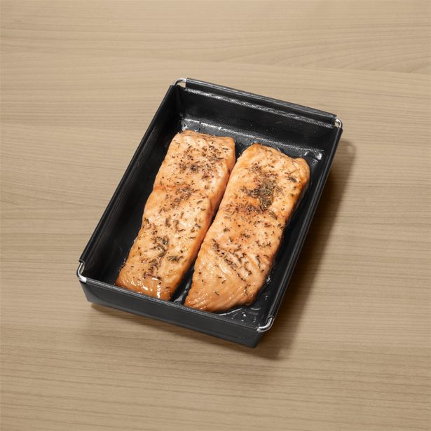 Xavax forma/plech do horkovzdušné fritézy, nepřilnavý povrch, 12,5x20x3 cm, černá