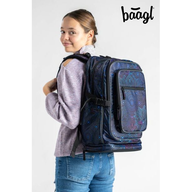 BAAGL Školní batoh Cubic Zen