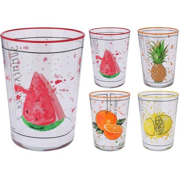 sklen. 490ml, 1KS, OVOCE, sklo