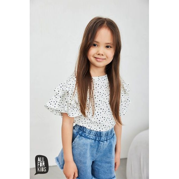 Kraťasy dívčí džínové modré