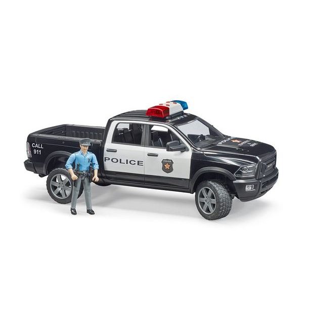 Konstrukční vozy - policejní pick-up RAM2500 s policistou