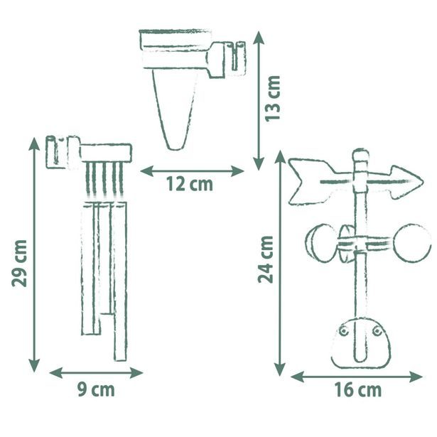 Meteorologická stanice pro domečky Smoby
