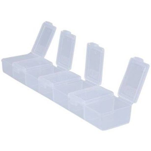 organizér na léky, týdenní, plast