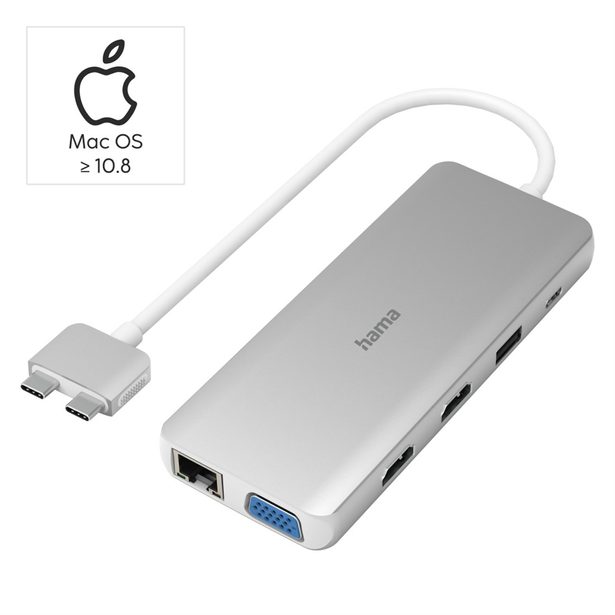 Hama USB-C hub Connect2Mac, multiport, pro Apple MacBook Air a Pro