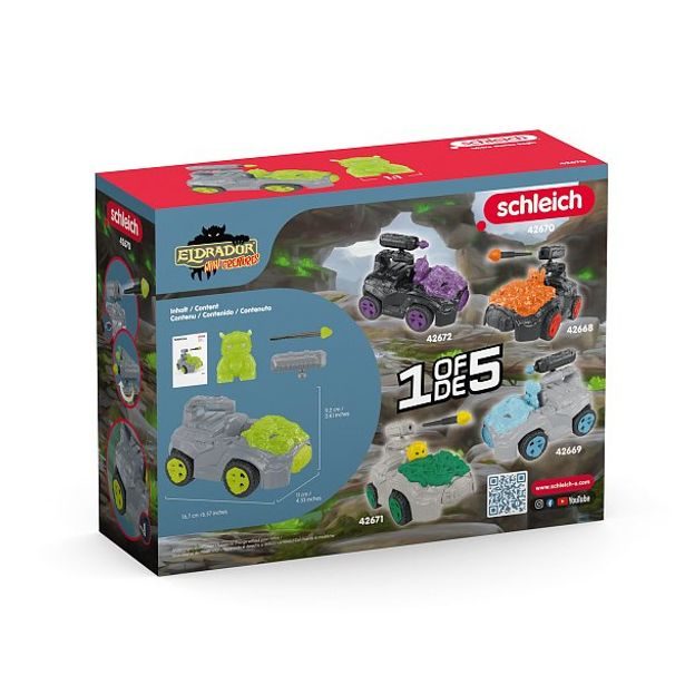 SCHLEICH Kamenný crashMobile s figurkou Mini Creature