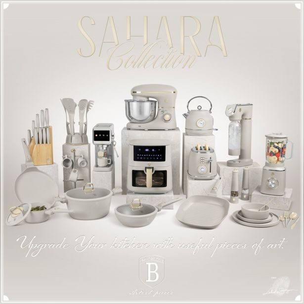BERLINGERHAUS Výrobník sody SODABAR + 2 lahve Sahara Collection BH-8556