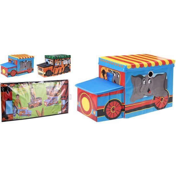 STORAGE SOLUTIONS Úložný box a sedák z MDF cirkus KO-529001730cirk