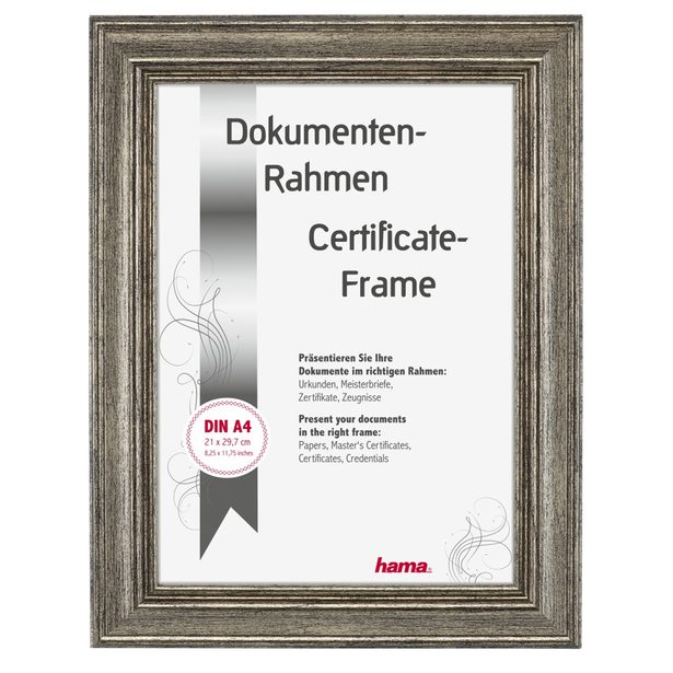 Hama rámeček plastový LOBBY, bronzová, 21x29,7 cm